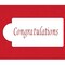 Congratulations Cake Stencil | C011 by Designer Stencils | Stencils for Royal Icing, Airbrush, Dusting Powder |